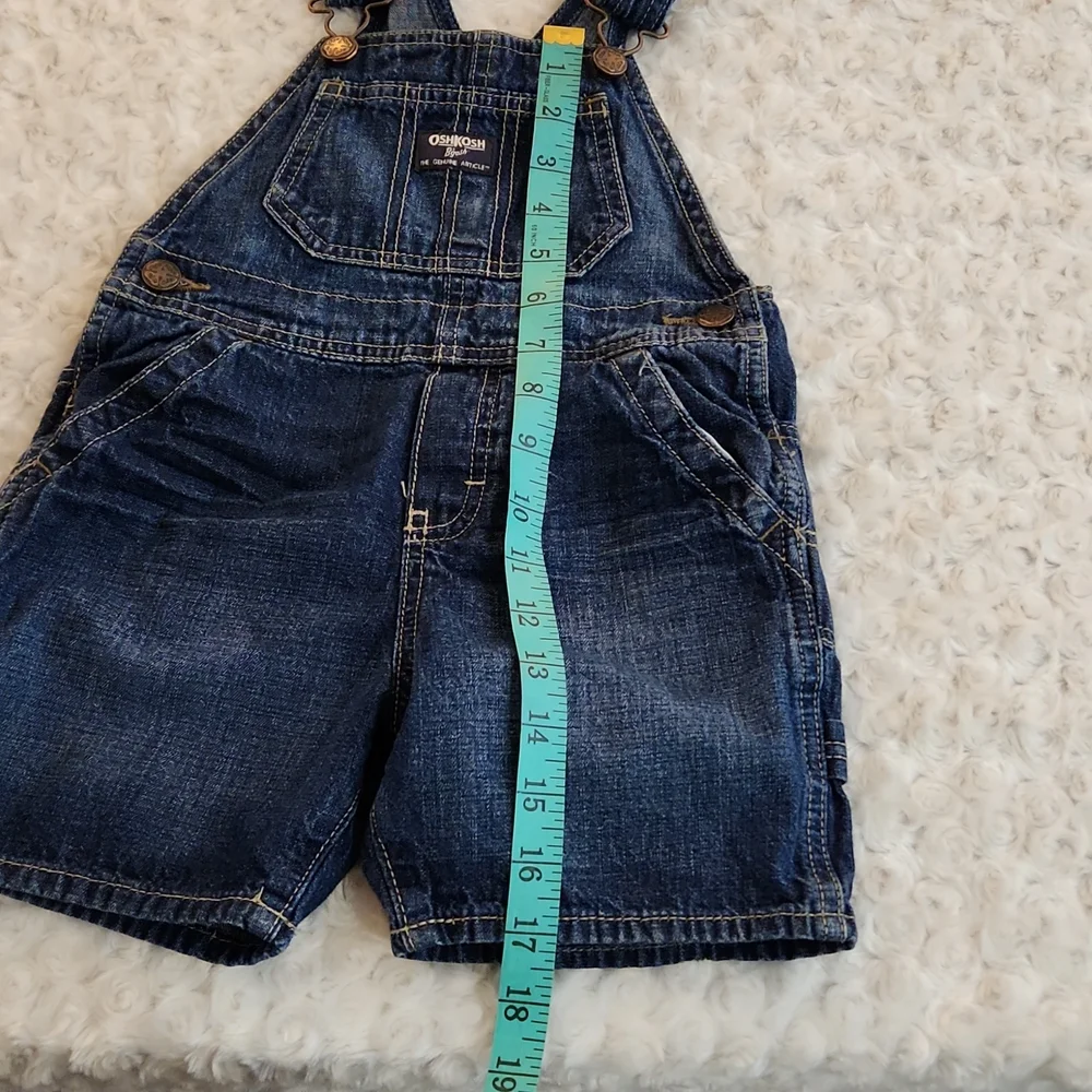 OshKosh B'Gosh Vintage Vestback Denim Overall Romper / Jumper UNISEX